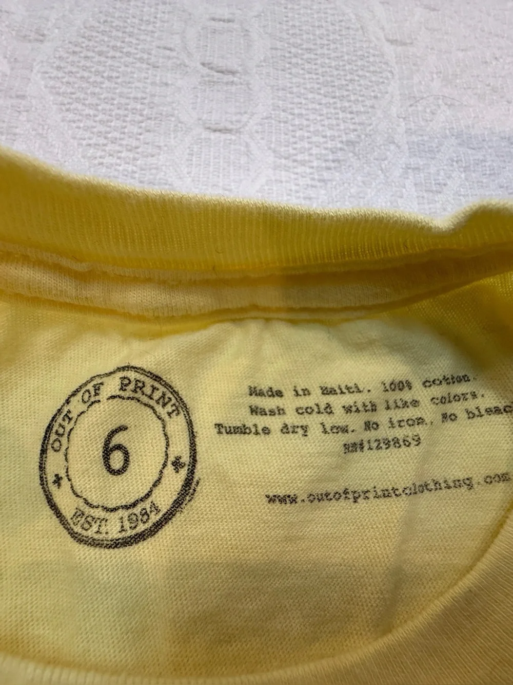 Tootle Tee Shirt Out Of Print Clothing Kids Size 6 Yellow Train